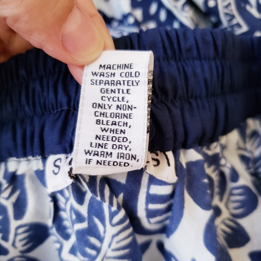 Studio West Blue and White Floral Midi Skirt - Picture 12 of 14